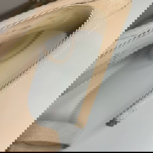 Γόβες Sante μπεζ μεταχειρισμένες, νούμερο 39, ψηλές με τακούνι 13 εκ.