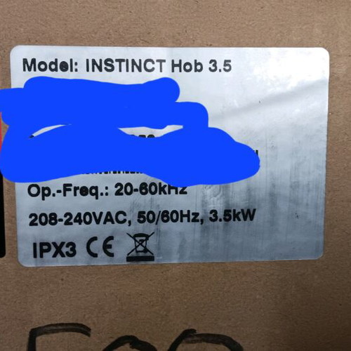 Scholl Instict Hob 3.5 induction cooktop professional like new