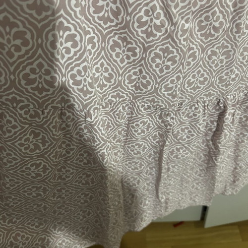Maxi skirt pink-white one size like new