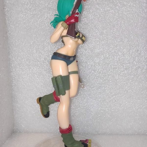 Dragon Ball Bulma figure in military style, 20cm