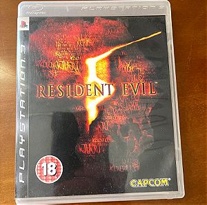 Resident evil 5 ps3- με manual