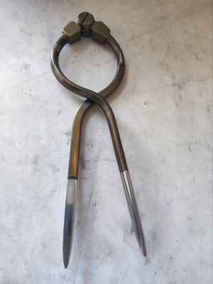 Authentic vintage brass nautical caliper