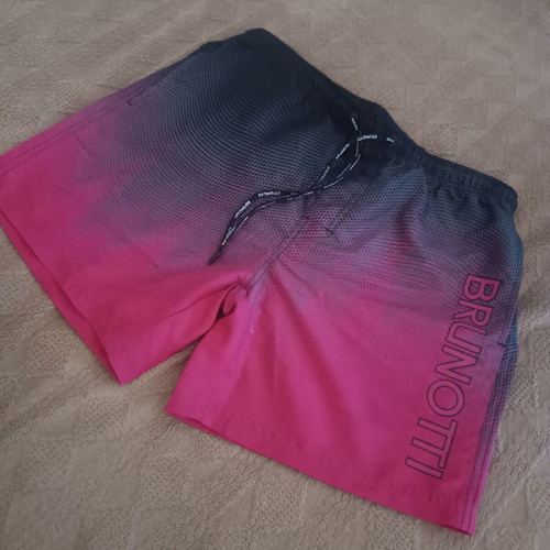 Brunotti men's swim shorts new, size M, black and pink