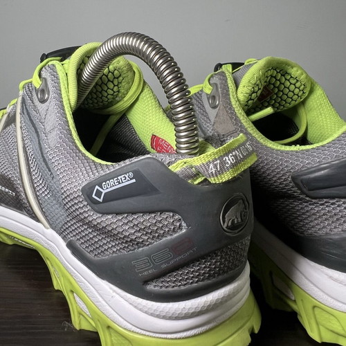Raichle Mammut MTR 141 GTX women's trail running shoes, grey lime, EUR 38