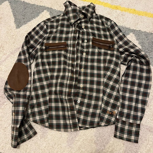 Iceberg shirt brown and green like new, size S