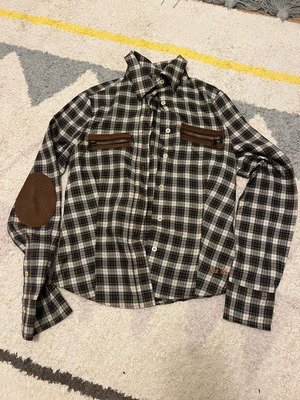 Iceberg shirt brown and green like new, size S