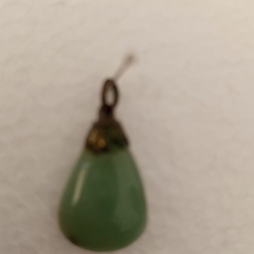 Necklace with aventurine energy crystal new, green