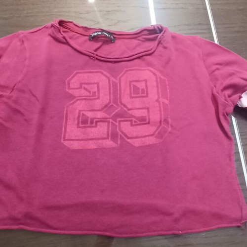 Shana women's short blouse used, fuchsia, size S