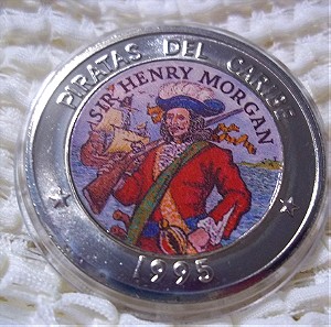 Έγχρωμα νομίσματα  Κούβας με Πειρατές.