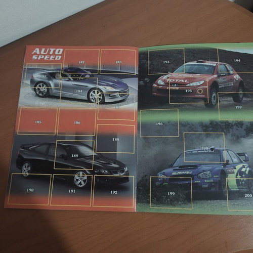 Auto Speed 2006 Konstantinidis sticker album, new, empty