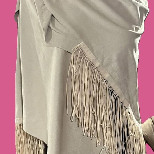 Laurie & Joe Paris cape new, ecru, 100% viscose