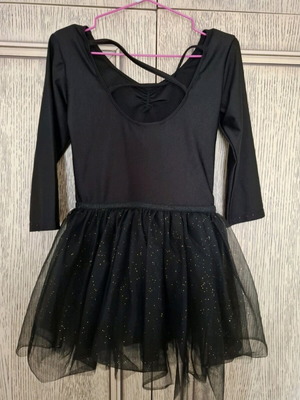 H&M ballet costume like new, black, for 7 years old 122 cm