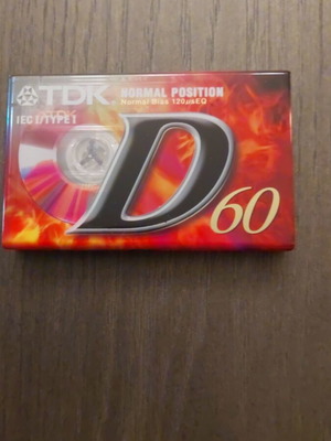 Tdk 60 Type1 cassette tapes new, pack of 10