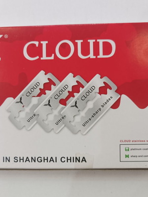 Cloud razor blades new, pack of 10x10