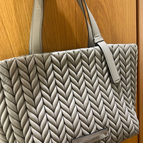 Shopper bag Karl Lagerfeld like new, grey shoulder bag