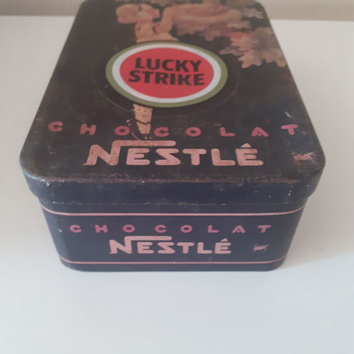 Chocolat Nestle tin box used