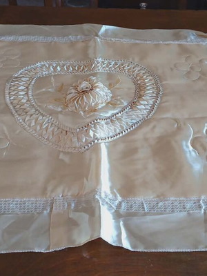 Handmade satin pillowcase like new