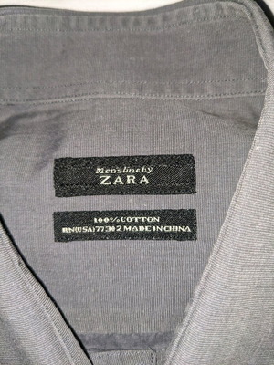 Zara long sleeve shirt No L like new, gray