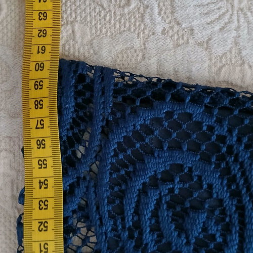 Lace dress dark blue like new, size S/M