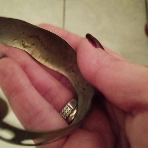 Silver vintage bracelet from Turkey used