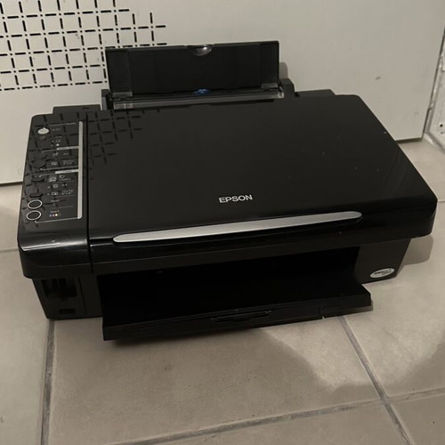 Epson Stylus multifunction printer used, 3-in-1 A4 device
