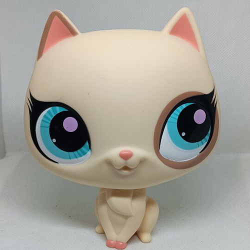 Littlest Pet Shop Jumbo Shorthair Cat figure like new, collectible Hasbro