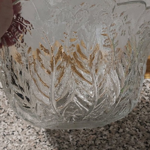 Crystal fruit bowl like new with beautiful design