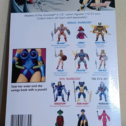 Masters of the Universe Evil-Lyn figure new, Super 7 Vintage Edition