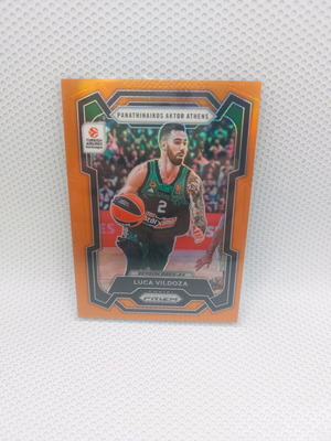 Κάρτα 2023-24 Euroleague Prizm Luka Vildoza orange σαν καινούργια, περιορισμένης έκδοσης 49 τεμάχια