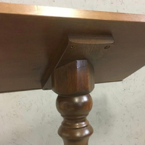 Wooden lectern used, English solid oak mid-20th century