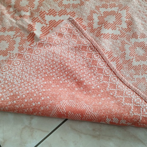 Woven summer throw rug 190x135 new