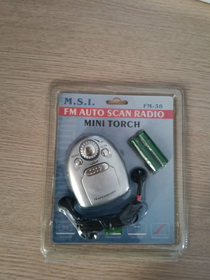 M.S.I FM Auto Scan Radio like new