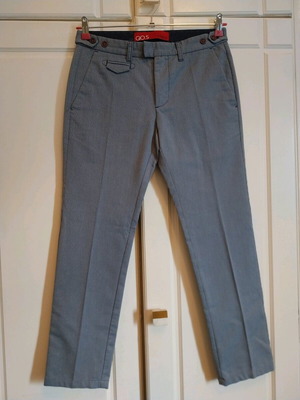 Office fabric pants like new, gray-blue, size L