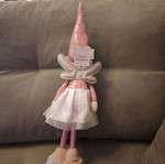 Decorative doll like new, 22cm height for girl's room