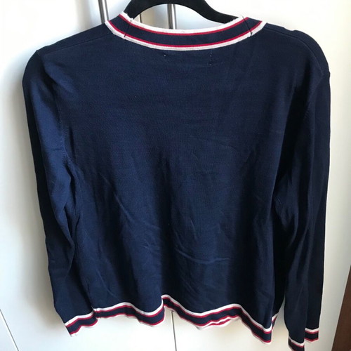 Sfera nautical cardigan XL blue like new with gold buttons