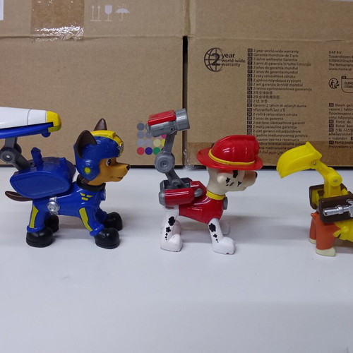 Paw Patrol Action Pack Pups set of 5 figures used