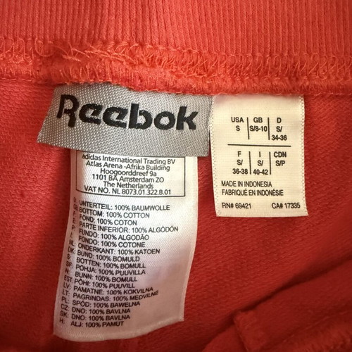 Reebok shorts like new, size S