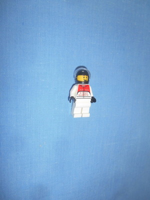 Lego figure Race Car Driver Audi R8 like new