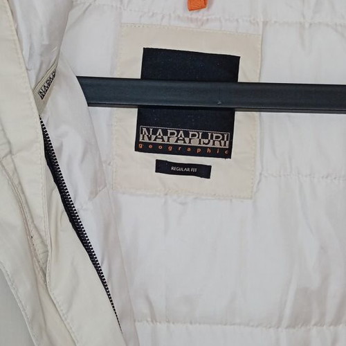 Napapijri jacket white large like new