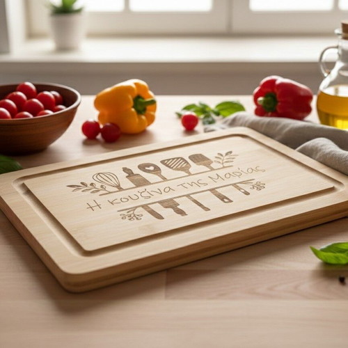 Personalized wooden cutting board new bamboo
