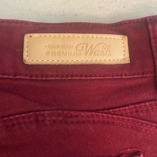 Bordeaux Zara jeans used, low-rise
