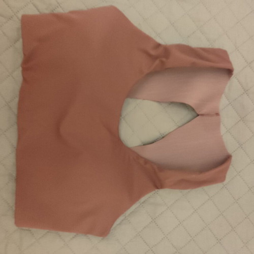 Primark small top dust pink like new, slim fit