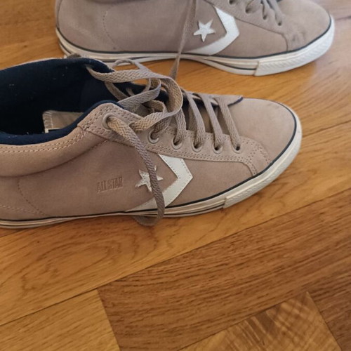 Converse All Star casual shoes size 44.5 like new, white beige