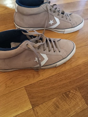 Converse All Star casual shoes size 44.5 like new, white beige