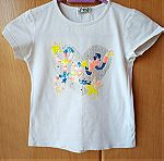  Καλοκαιρινή μπλούζα για κορίτσι 9-11 ετών σε χρώμα άσπρο σε άριστη κατάσταση.