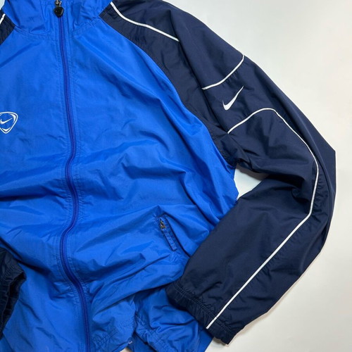 Nike Vintage Jacket Windbreaker Blue Size L
