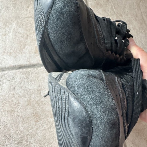 Hogan sneakers like new, black leather and suede, size 38.5-39