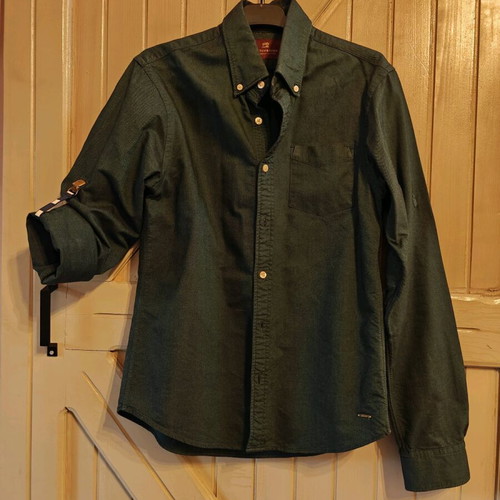 Scotch and Soda long-sleeve shirt like new, cypress color