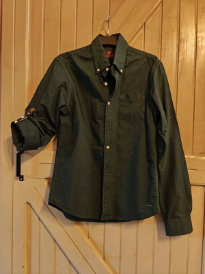 Scotch and Soda long-sleeve shirt like new, cypress color