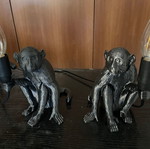 Original 3D printed monkey table lamps new